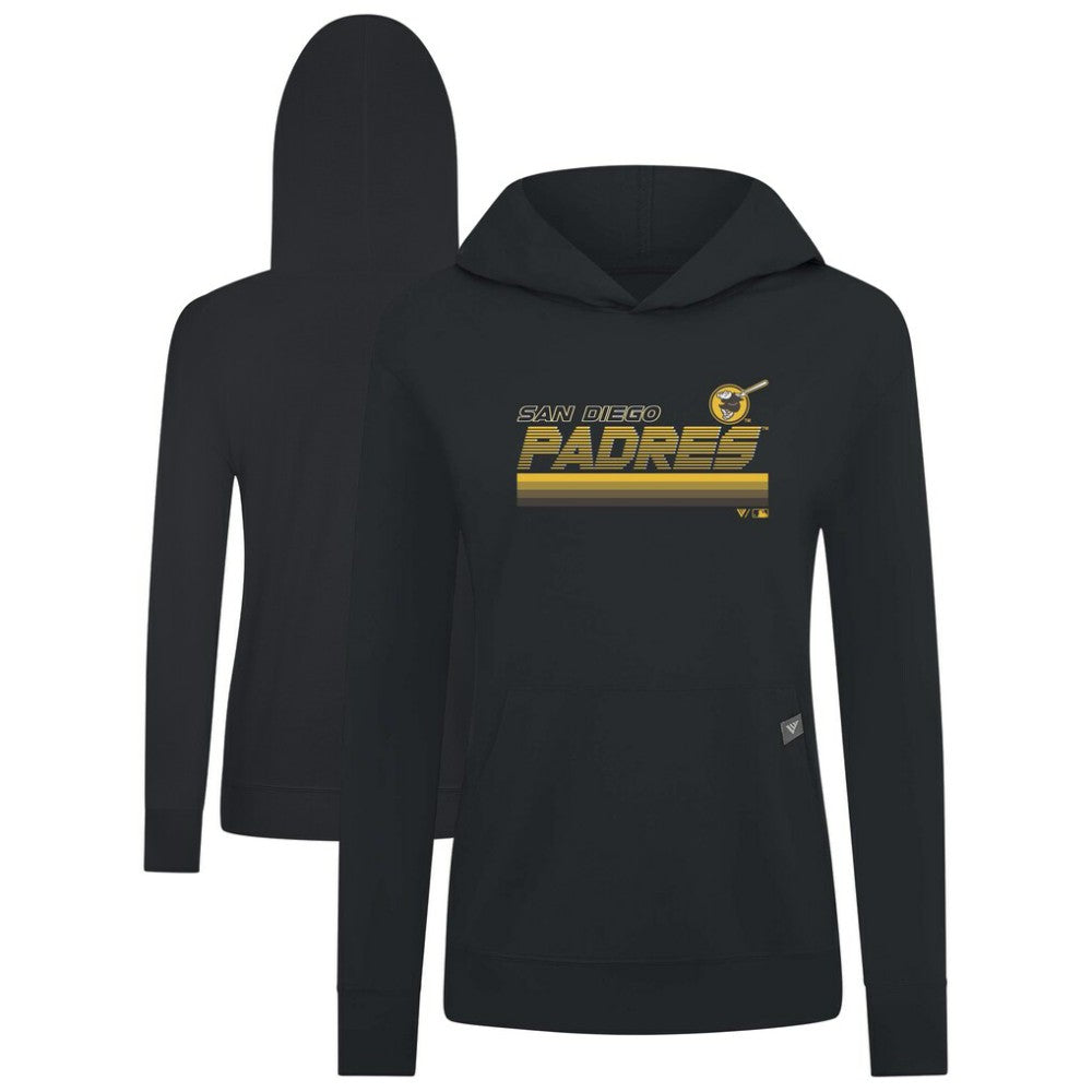 San Diego Padres Levelwear Women's Relay Breaker Pullover Hoodie - MLB