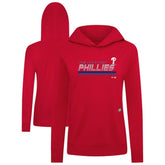 Philadelphia Phillies Levelwear Women's Relay Breaker Pullover Hoodie - MLB