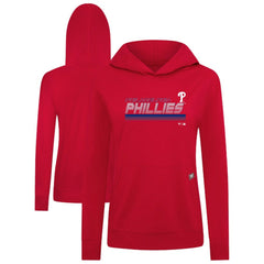 Philadelphia Phillies Levelwear Women's Relay Breaker Pullover Hoodie - MLB
