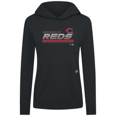 Cincinnati Reds Levelwear Women's Relay Breaker Pullover Hoodie - MLB