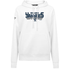 New York Yankees Levelwear Women's Adorn Retro 3D Pullover Hoodie - MLB