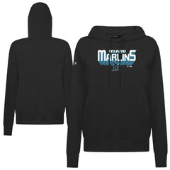 Miami Marlins Levelwear Women's Adorn Retro 3D Pullover Hoodie - MLB