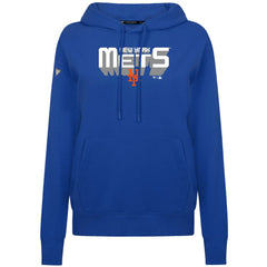 New York Mets Levelwear Women's Adorn Retro 3D Pullover Hoodie - MLB