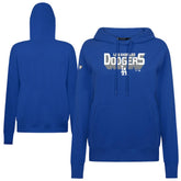 Los Angeles Dodgers Levelwear Women's Adorn Retro 3D Pullover Hoodie - MLB