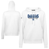 Los Angeles Dodgers Levelwear Women's Adorn Retro 3D Pullover Hoodie - MLB