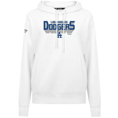 Los Angeles Dodgers Levelwear Women's Adorn Retro 3D Pullover Hoodie - MLB