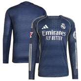 Real Madrid 2025/26 Away Long Sleeve Jersey Blue | Adidas discount