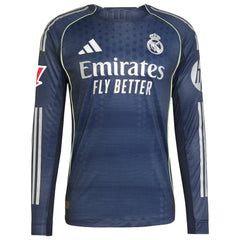 Real Madrid 2025/26 Away Long Sleeve Jersey Blue | Adidas discount