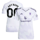 Manchester United Women's 2025/26 Away Replica Custom Jersey White | Adidas online