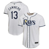 Junior Caminero Tampa Bay Rays Nike Youth Home Player Game Jersey - MLB