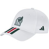 Mexico National Team Unisex FIFA x World Cup 2026 3 Stripes Baseball Adjustable Hat White | Adidas discount