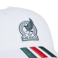 Mexico National Team Unisex FIFA x World Cup 2026 3 Stripes Baseball Adjustable Hat White | Adidas discount