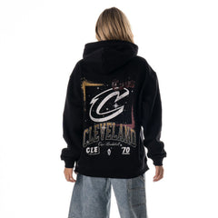 Cleveland Cavaliers The Wild Collective Unisex Splatter Premium Hoodie Black - NBA
