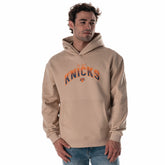 New York Knicks The Wild Collective Unisex Mantra Premium Hoodie Tan - NBA