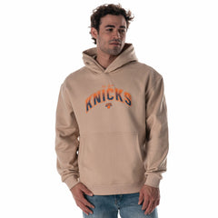 New York Knicks The Wild Collective Unisex Mantra Premium Hoodie Tan - NBA