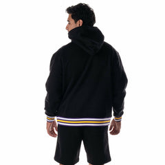 Los Angeles Lakers The Wild Collective Unisex Custom Rib Tonal Premium Hoodie Black - NBA