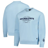 Golden State Warriors The Wild Collective Unisex Oversize Vintage French Terry Sweatshirt Powder Blue - NBA