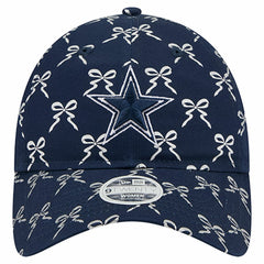 Dallas Cowboys New Era Women's Ribbon 9TWENTY Adjustable Hat Navy | NFL
