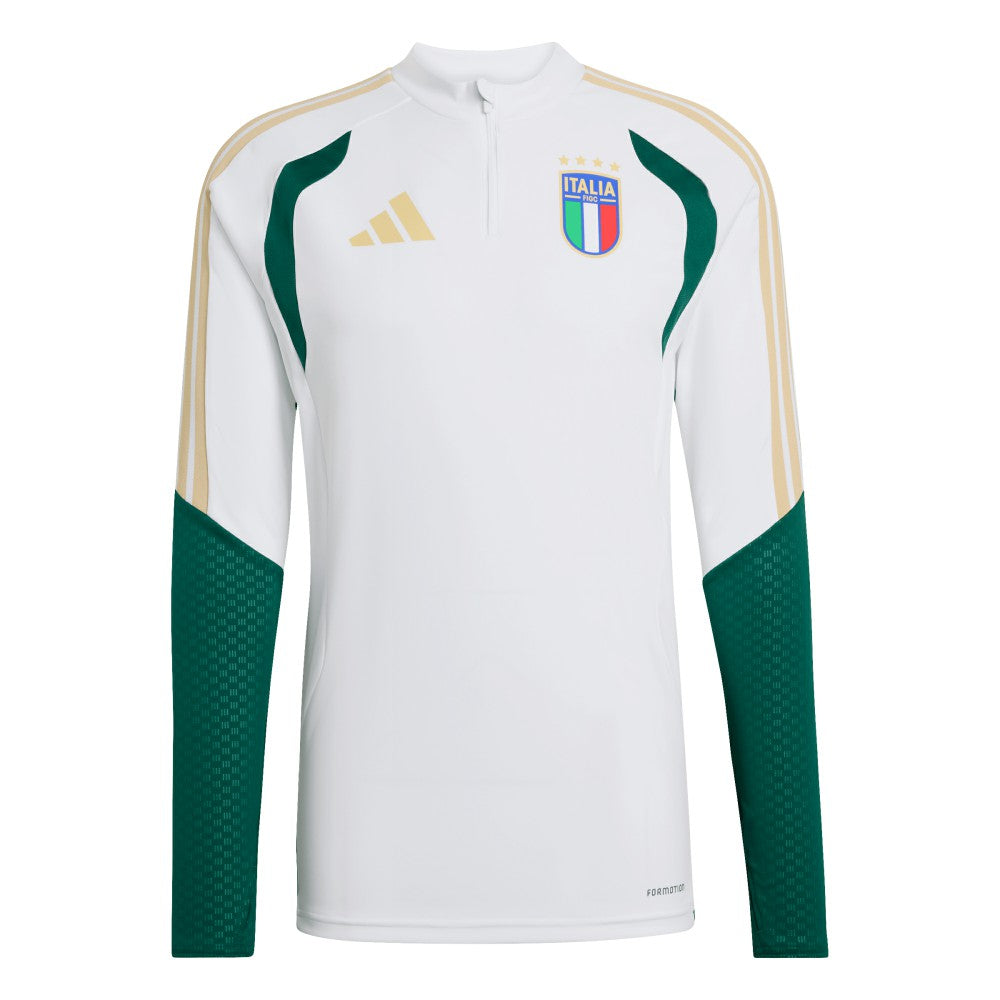 Italy National Team FIFA x World Cup 2026 Tiro Quarter-Zip Training Top White | Adidas