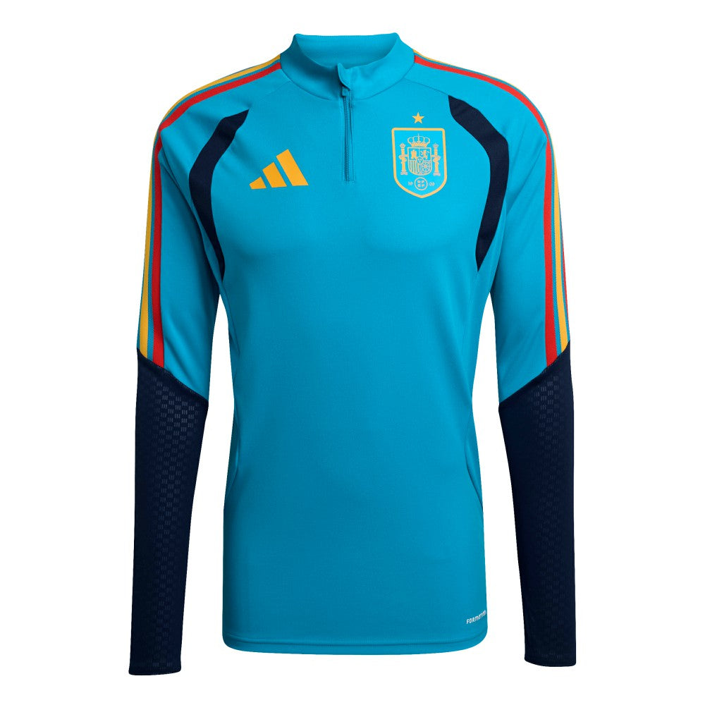 Spain National Team FIFA x World Cup 2026 Tiro Quarter-Zip Training Top Turquoise | Adidas