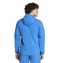 Colombia National Team FIFA x World Cup 2026 Tiro Travel Raglan Full-Zip Windbreaker Hoodie Blue | Adidas cheap