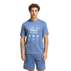 Argentina National Team FIFA x World Cup 2022 Winners Amply T-Shirt Blue | Adidas