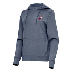 New York Mets Antigua Women's Justice Stars and Stripes Team Logo Pullover Hoodie - MLB