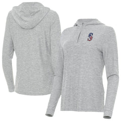 Seattle Mariners Antigua Women's Daybreak Quarter-Zip Hoodie - MLB