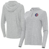 Chicago Cubs Antigua Women's Daybreak Quarter-Zip Hoodie - MLB