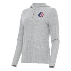 Chicago Cubs Antigua Women's Daybreak Quarter-Zip Hoodie - MLB