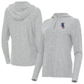 Chicago White Sox Antigua Women's Daybreak Quarter-Zip Hoodie - MLB