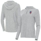 New York Mets Antigua Women's Daybreak Quarter-Zip Hoodie - MLB