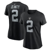 Ashton Jeanty Las Vegas Raiders Women's Name & Number T-Shirt Black | Nike for Sale