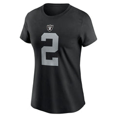Ashton Jeanty Las Vegas Raiders Women's Name & Number T-Shirt Black | Nike for Sale