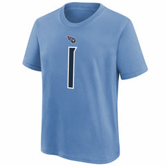 Cam Ward Tennessee Titans Youth 2025 NFL Draft First Round Pick Name & Number T-Shirt Navy | Nike for Sale