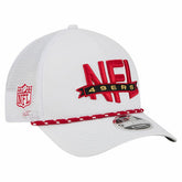 San Francisco 49ers New Era NFL 9FORTY A-Frame M-Crown Adjustable Trucker Hat White | NFL