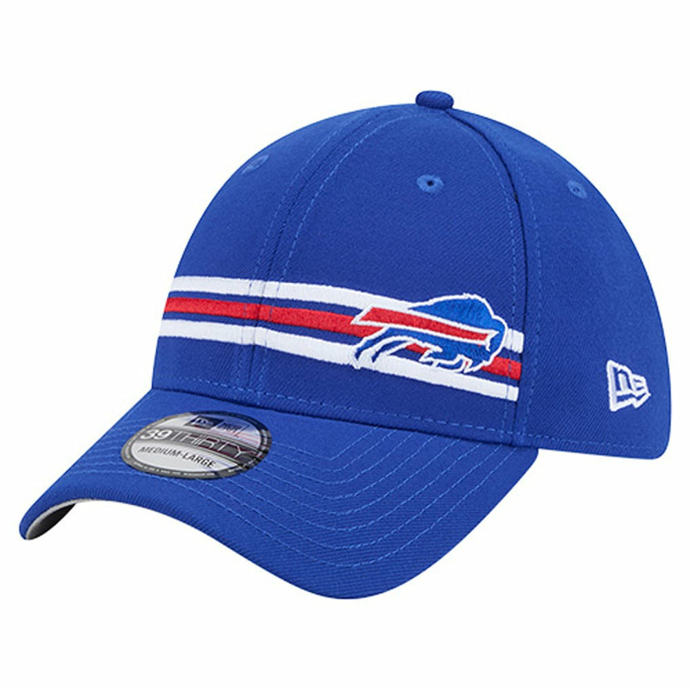 Buffalo Bills New Era Stripes 39THIRTY Flex Hat Royal | NFL