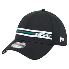 New York Jets New Era Stripes 39THIRTY Flex Hat Black | NFL