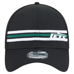 New York Jets New Era Stripes 39THIRTY Flex Hat Black | NFL