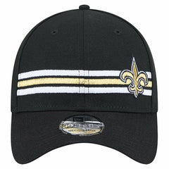 New Orleans Saints New Era Stripes 39THIRTY Flex Hat Black | NFL