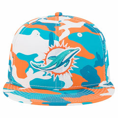 Miami Dolphins New Era 59FIFTY Fitted Hat Orange/Aqua | NFL