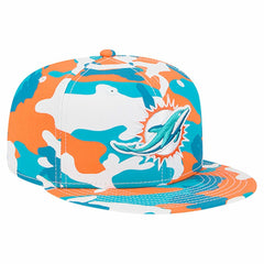 Miami Dolphins New Era 59FIFTY Fitted Hat Orange/Aqua | NFL