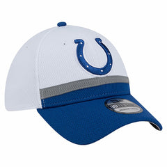 Indianapolis Colts New Era Dashmark Rays 39THIRTY Flex Hat White/Royal | NFL