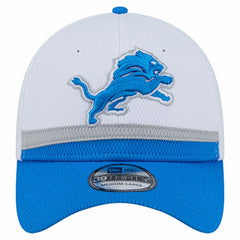 Detroit Lions New Era Dashmark Rays 39THIRTY Flex Hat White/Blue | NFL