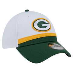 Green Bay Packers New Era Dashmark Rays 39THIRTY Flex Hat White/Green | NFL