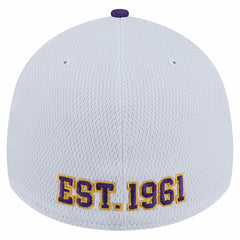 Minnesota Vikings New Era Dashmark Rays 39THIRTY Flex Hat White/Purple | NFL