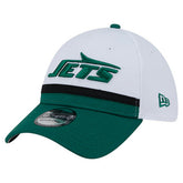 New York Jets New Era Dashmark Rays 39THIRTY Flex Hat White/Green | NFL
