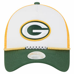 Green Bay Packers New Era Women's Friendship Bracelet 9FORTY Adjustable Hat White/Green | NFL