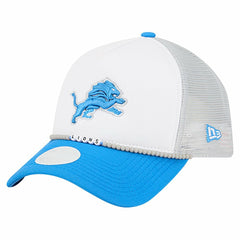 Detroit Lions New Era Women's Friendship Bracelet 9FORTY Adjustable Hat White/Blue | NFL