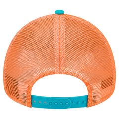 Miami Dolphins New Era Women's Friendship Bracelet 9FORTY Adjustable Hat White/Aqua | NFL